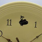 Hlc Fiesta 10  Clock Plate  Pale Yellow  Battery Power   Needs Clock Replacement
