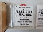 Vintage International Harvester Ih Rain Gauge  Lake City Ia Implement Dealer