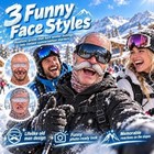 Old Man Ski Mask Funny Realistic Face Balaclava 3d Printed Full Face Winter With