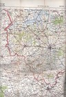World War I  O S   Map Of  Hazebrouck  Belgium  1916