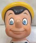 Walt Disney Productions Vintage Pinocchio Hand Puppet Vinyl Head 11  Japan