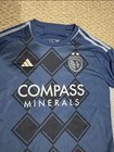Adidas 24 25 Sporting Kc Kansas City Soccer Jersey Thommy Adult Large L  Auth