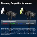 Nanlite Fs-300c Rgb Continuous Video Light 2500k To 7500k Color Temperature