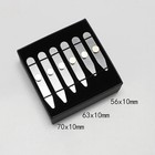 Metal Collar Stays 3 Pairs Stainless Steel Shirt Support Business