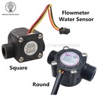 G1 2 Water Flow Sensor Fluid Flowmeter Switch Counter 1-30l min Meter New