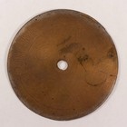 Rare Antique 1906 Columbia Phonograph Record Label Copper Printing Plate 3 5 