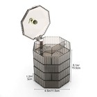 Stackable Clear Rotating Jewelry Box 360   Rotation Display Case For Accessories