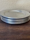 Vtg Wilton Armetale Rwp Pewter 5 3 4   plates Lot Of 5 Columbia  Pa Usa