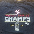 Washington Nationals Mlb 2019 World Series Champs T Shirt Black 2xl Majestic