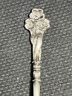 4 5 Inch Ornate Sterling Silver Spoon Flower Pattern Reed   Barton  108503