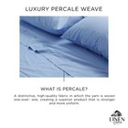 Queen 100  Cotton Percale Fitted Sheet Baby Blue 60 x80  15  Deep Pocket