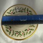 Lenox Vintage China Saucer Plate Dish Gold Trim Christmas