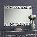 35 x23  Full-length Mirror Gravel Style Frameless Rectangle Modern Decoration