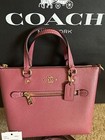 Coach Mini Gallery Crossbody Leather Satchel  nwt  C9948 Rouge