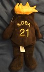 Bamm Beanos Bear      1998 Home Run Kings 66 Sammy Sosa  21 Salvinos Beanie New