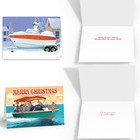 Boat Christmas Card Variety Pack - 24 Cards   Envelopes -  89