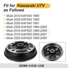 Rear Brake Drum Hub For Kawasaki Mule 2510 2500 2010 Replaces 41038-1226