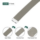 3 8 Inch Double Fold Bias Tape Polyester Continuous Bulk  coffee 6 Yards 