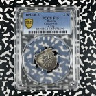 1652-p E Bolivia Cob 2 Reales Pcgs F15 Lot g2364 Silver  Calico-916