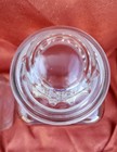 Vintage Clear Glass Medical Style Apothecary Jar With Lid 12    In Good Condition