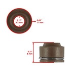 2x Valve Stem Seal For Honda Fourtrax Foreman 400 1995-1996