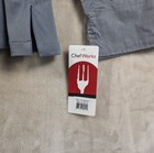 Men s Xl Chef Coat Jacket Gray Double Breast French Cuff Vented Sides Chef Works
