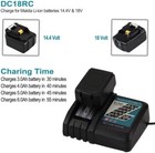 1 4pack For Makita Bl1850 Bl1830 18v Lxt Lithium-ion 5 0ah Cordless Tool Battery