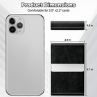 Business Card Holder For Women Or Men  Business Card Case With Pu Leather And St