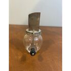 Vintage Antique The Uniform Nut Meat Chopper Grinder With Attached Glass Jar 