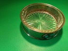 1924 British Empire Exhibition Epns And Glass Butter Dish