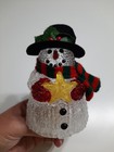 Vintage Chilly Sam Snowman Plug   in Night Light   Wall Lamp Avon Christmas Decor