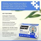 Asepso Antibacterial Soap Bar  Sport 4pkx 80g 2 8 Oz  Usa Fda Registered Product
