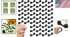 50 Pcs Nose Filters Disposable Nasal For Dust Black
