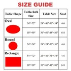 Clear Table Cover Protector - Oval Clear 60x 90 Inch Plastic Tablecloth Vinyl