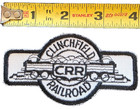 Clinchfield Railroad Embroidered Patch 4  X 2 