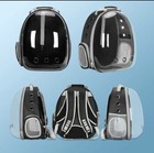 Pet Capsule Carrier Breathable Small Pet Bag Outdoor Transparent Travel 12x15x8