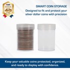 Coin Tubes For Silver Dollars 20 Pack Holds Eisenhower Dollar