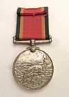 Wwii Sterling Silver Named Africa Service Medal Mj Van Zyl South African Army