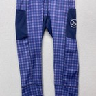 Equestriess Atelier Pants Girls Medium Purple Plaid Breeches Riding Stretchy