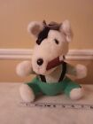 Vintage Spot Dog Plush Smoking Cigarette Stuffed Animal Toy No Tags