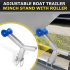 Boat Trailer Winch Stand With Roller fits3 x4 frames multiple Height Adjustments