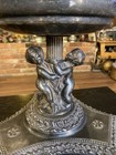 Vintage Heavy Silver Plated Ornate Cherubs Centerpiece Base  No Bowl