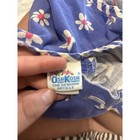Vintage Oshkosh Bgosh 3t Blue Floral Striped Bubble Romper Made In Usa 90s