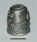 Nicholas Gish Pewter Thimble -   Reeses Pieces  Candy Signed Htf