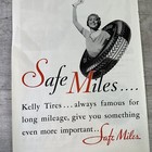 Vtg Print Ad Big Art Deco 2 Page Kelly Tires Automotive Travel Sat Eve Post 1931