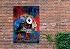   Indian Traditional Jagannath Ji Painting Poster Multicolor
