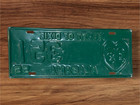 Alabama 1955  Auto License Plate   35  351   Heart Of Dixie  Perfect Original