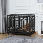 45   Strong Pet Dog Crate Mobility Cage Wplaypen Metal   Removeable Tray