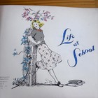 Vintage 1940 Scrapbook Girls High School Memories Parties Graduation - Used 1943