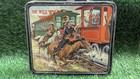Vintage 1969  the Wild Wild West   Aladdin Metal Lunch Box With Thermos Read 